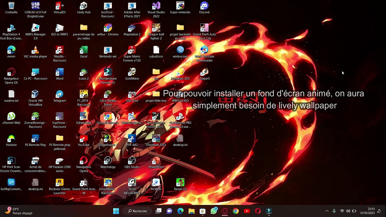 Comment installer un fond d'écran animé sous windows 11