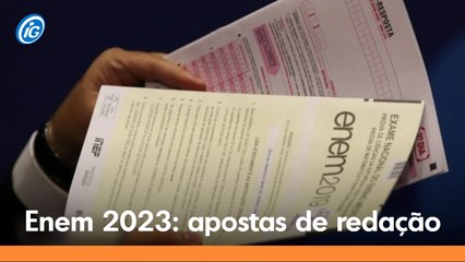 Enem 2023: veja as principais apostas para os temas da redação