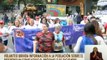 Movimiento de Mujeres Manuelita Sáenz realizaron volanteo que prueben el Referéndum Consultivo