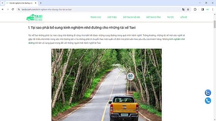 Kinh nghiệm Nhớ Đường Cấp Tốc Cho Tài Xế Taxi