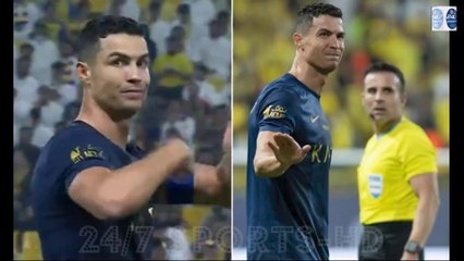 Cristiano Ronaldo Demands a Referee be Substituted after Teammate Talisca' Goal was Ruled Out