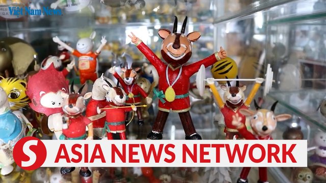 Vietnam News | Colourful figurines made from egg shells 