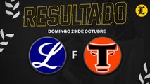 RESUMEN TIGRES DEL LICEY VS TOROS DEL ESTE  31 OCT 2023  SERIE REGULAR LIDOM