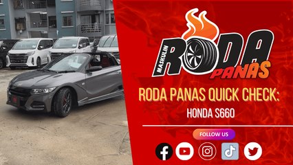 RODA PANAS QUICK CHECK HONDA S660 MODULO X