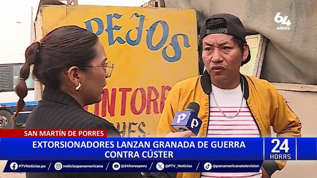 SMP: lanzan granada contra cúster con más de S/19 mil en multas