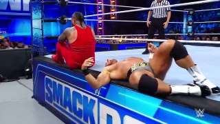 LA Knight hits a BFT on Roman Reigns after beating Jimmy Uso： SmackDown highlights, Oct. 27, 2023