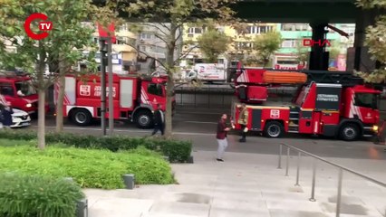 Mecidiyeköy'deki Torun Center binasında yangın paniği!