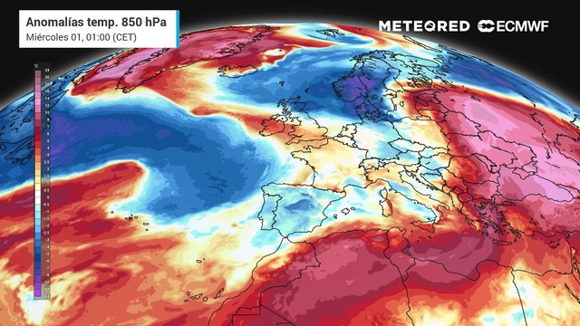 Descenso acusado de temperaturas tras el paso de borrascas