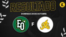 Resumen Estrellas Orientales vs Aguilas Cibaeñas  31 oct 2023  Serie regular Lidom
