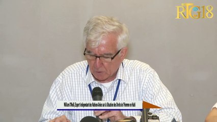 Ekspè Endepandan NU an William O'Neill di li prewokipe sou enpak vyolans lan genyen sou timoun yo.