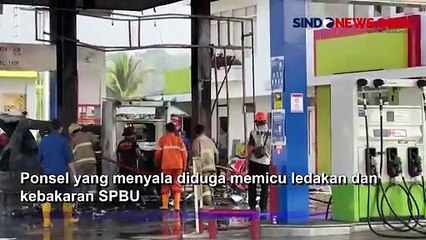 Ponsel Sopir Angkot Menyala, Diduga Picu Ledakan dan Hanguskan SPBU di Sukabumi