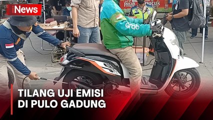 Pemprov DKI Jakarta Kembali Gelar Tilang Uji Emisi di Pulo Gadung Jaktim