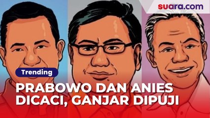 Prabowo dan Anies Dicaci, Ganjar Ogah Dipuji
