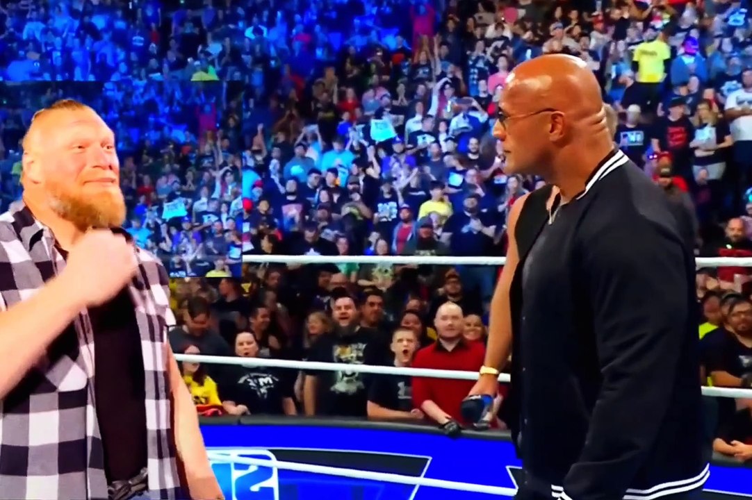 WWE The Rock Back