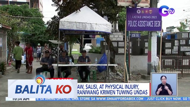 PNP: pagnanakaw, salisi, at physical injury, ilan sa mga karaniwang krimen tuwing Undas | BK