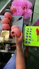 Doll Maker Places Eyes