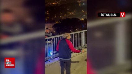 Abdurrahim Albayrak, köprüde intiharı engelledi