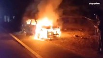 जोधपुर: चलती कार बनी आग का गोला, देखिए चालक ने कैसे बचाई जान?