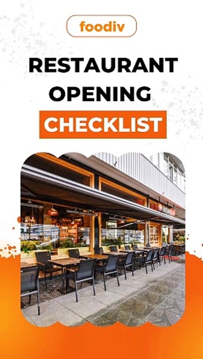 Restaurant Opening Checklist