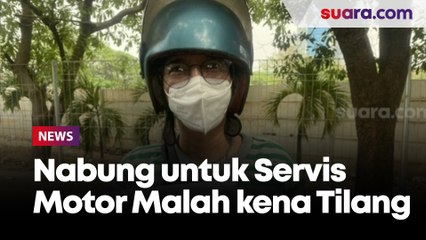 Nabung untuk Servis Motor Malah kena Tilang