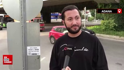 Adana'da sevgilisine kendisini affettirmek isteyen genç ilan astı