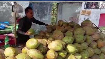 हरदोई: डेंगू बुखार के बढ़ते ही नारियल पानी की बढ़ी डिमांड, देखें क्या हैं रेट