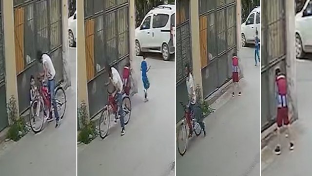 Kimliği belirsiz şahıs, 9 yaşındaki çocuğun yüzüne biber gazı sıkıp kaçtı