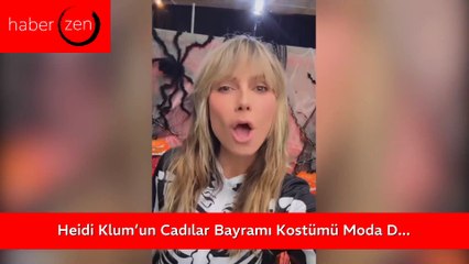 Heidi Klum’un Cadılar Bayramı Kostümü Moda Dünyasını Salladı