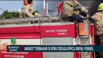 Diduga Karena Sinyal Ponsel Sopir, Dispenser BBM di SPBU Meledak dan Bakar Angkot!