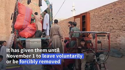 Afghan families in limbo ahead of mass deportations from Pakistan