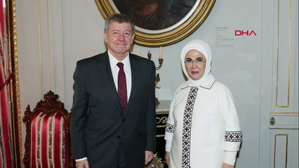 İSTANBUL-EMİNE ERDOĞAN, BM POLİTİKADAN SORUMLU GENEL SEKRETER YARDIMCISI RYDER'I KABUL ETTİ