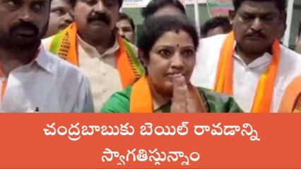 తిరుపతి జిల్లా: చంద్రబాబుకు బెయిల్.. పురంధేశ్వరి ఏమన్నారంటే!