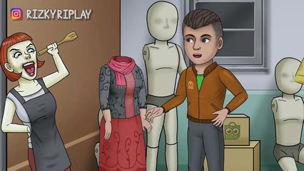 Animasi Horor, Animasi Lucu || Ketika Badan Mbak Kuyang Hilang
