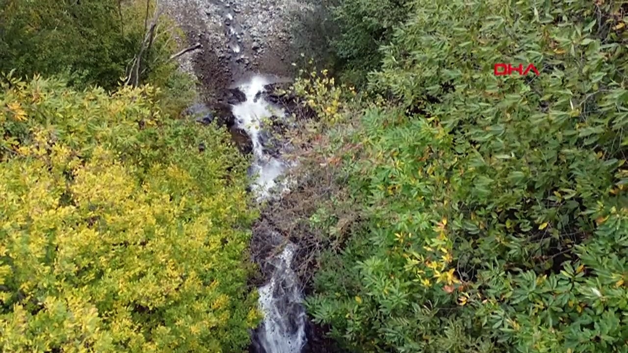 Trabzon'da Sonbahar Renkleri Dron ile Görüntülendi