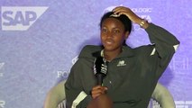 WTA Finals 2023 - Coco Gauff avant de jouer  Iga Swiatek à Cancun