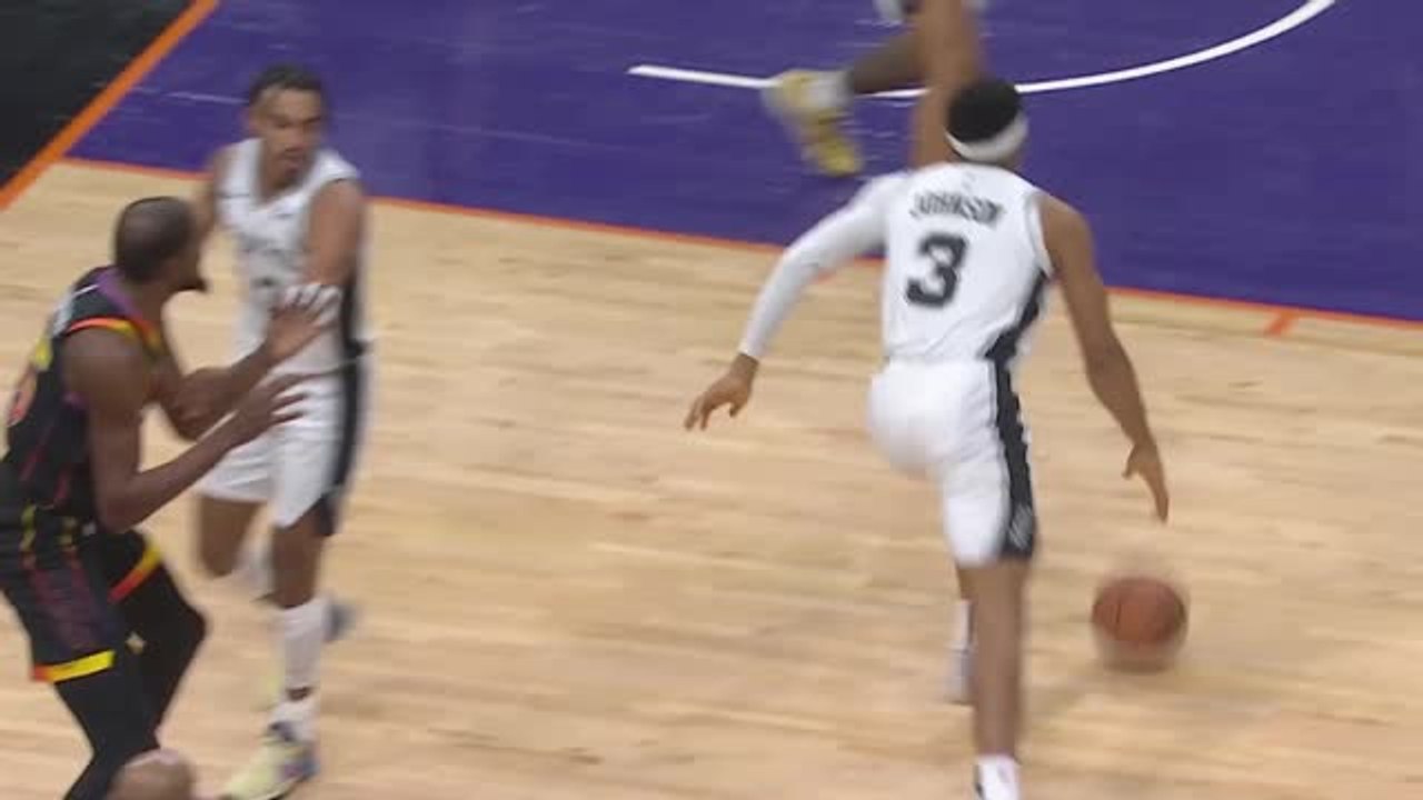 Johnson steals from Durant to make game-winning...