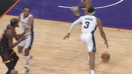 Johnson steals from Durant to make game-winning shot