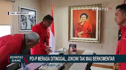 Sejumlah Elite Partai PDIP Merasa Ditinggal, Presiden Jokowi: Saya Tidak Mau Berkomentar