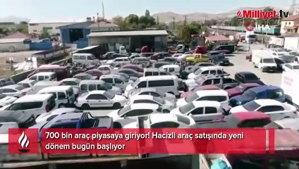 700 bin araç piyasaya giriyor! Hacizli araç satışında yeni dönem bugün başlıyor