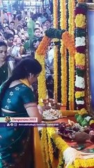 Poojan of Shree Trivikram performed by Nandai during Gurupurnima Utsav 2023 _ Sadguru Aniruddha Bapu