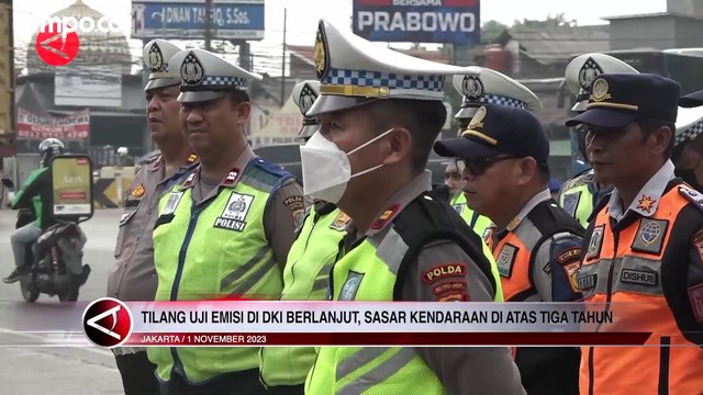 Tilang Uji Emisi Dilanjut, Targetnya Kendaraan Usia di Atas 3 Tahun