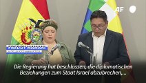 Wegen Gaza-Offensive: Bolivien bricht Beziehungen zu Israel ab