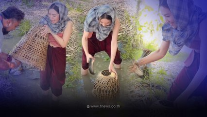 เบลล่า ราณี เฉลยเบื้องหลังฉากจับปลา พุดตาน กรี๊ดลั่นกองถ่าย