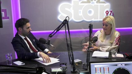 Ο Γεώργιος Καραμέτος Δικηγόρος και  π. Πρόεδρος της Ένωσης Ασκούμενων και Νέων Δικηγόρων Λαμίας στον StarFM