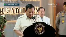 [FULL] Sambutan Menhan Prabowo Resmikan Rumah Sakit TK III Salak dr. H. Sadjiman Bogor