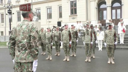 Cerere in casatorie inedita , la Brigada 15 Mecanizata " Podu Inalt ", de Ziua Armatei Romane