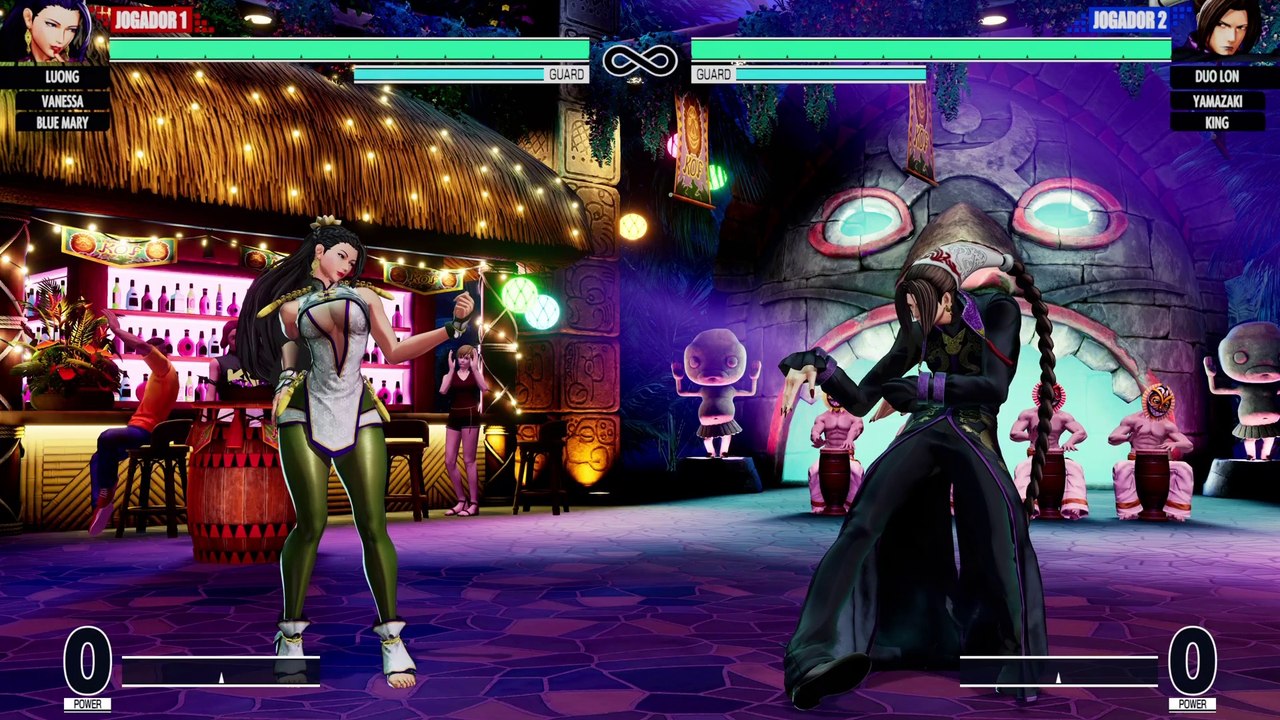 THE KING OF FIGHTERS XV LUONG/VANESSA/BLUE MARY VS DUO LON/YAMAZAKI/KING