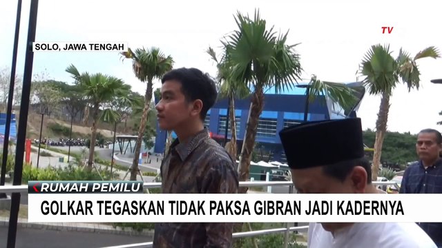 Golkar Tegaskan Tak Ada Paksaan Jadi Kader bagi Gibran Rakabuming Raka!