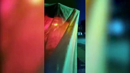 Johnny 5 goes trick or treating in Nottinghamshire