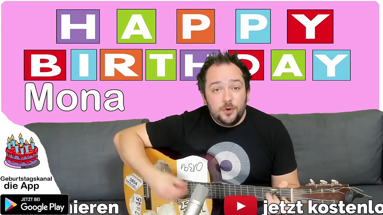 Happy Birthday, Mona! Geburtstagsgrüße an Mona